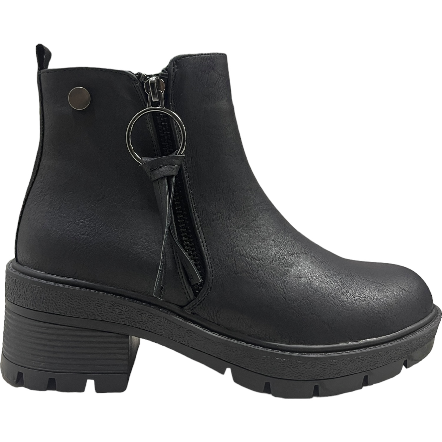 BOTIN MUJER NEGRO NEW YORK DETOGNI - 1