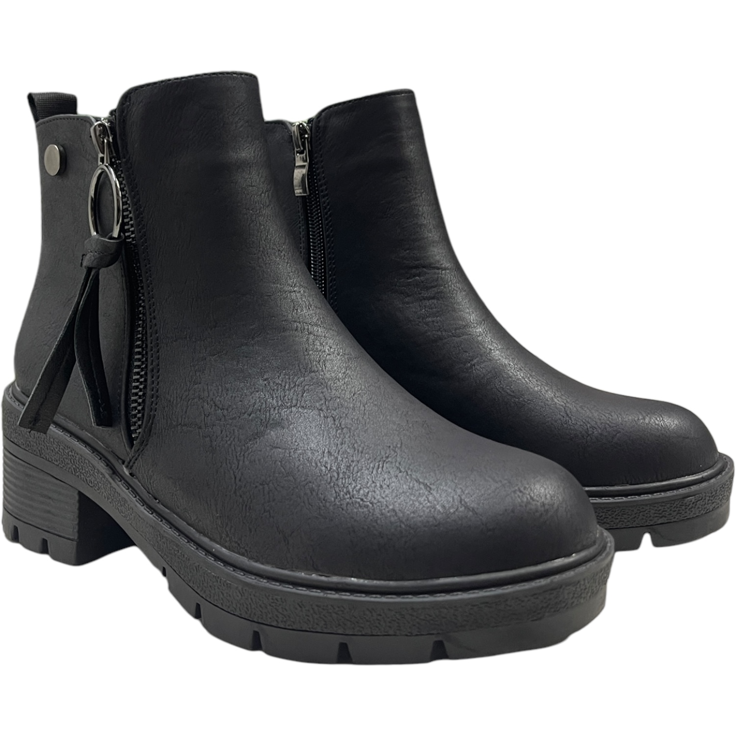 BOTIN MUJER NEGRO NEW YORK DETOGNI - 4