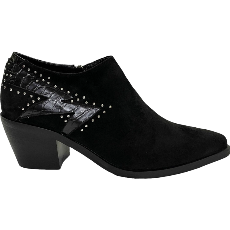 BOTÍN MUJER DETOGNI NEGRO IBIZA CASUAL - 1