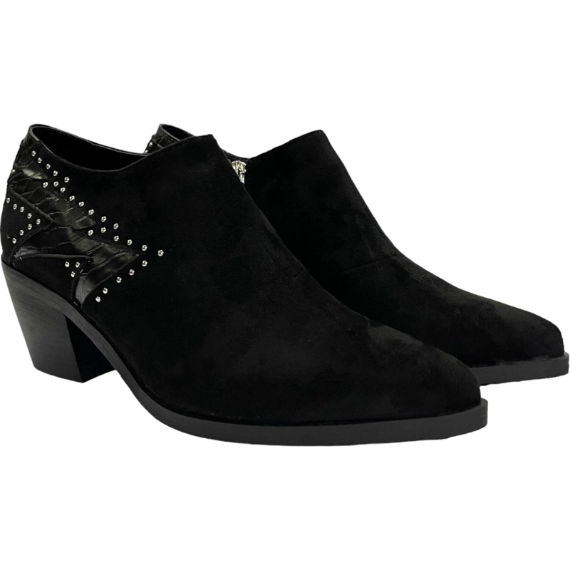 BOTÍN MUJER DETOGNI NEGRO IBIZA CASUAL - 4