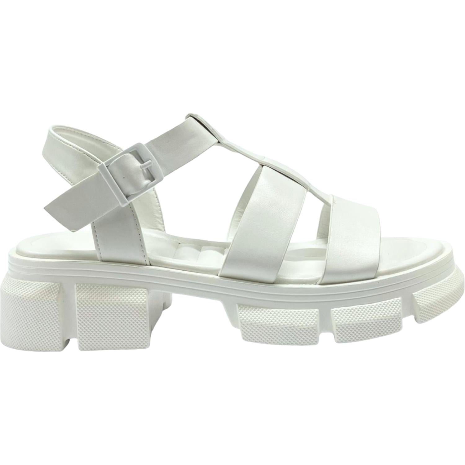 SANDALIAS MUJER DETOGNI BLANCO EDUARDA - 1