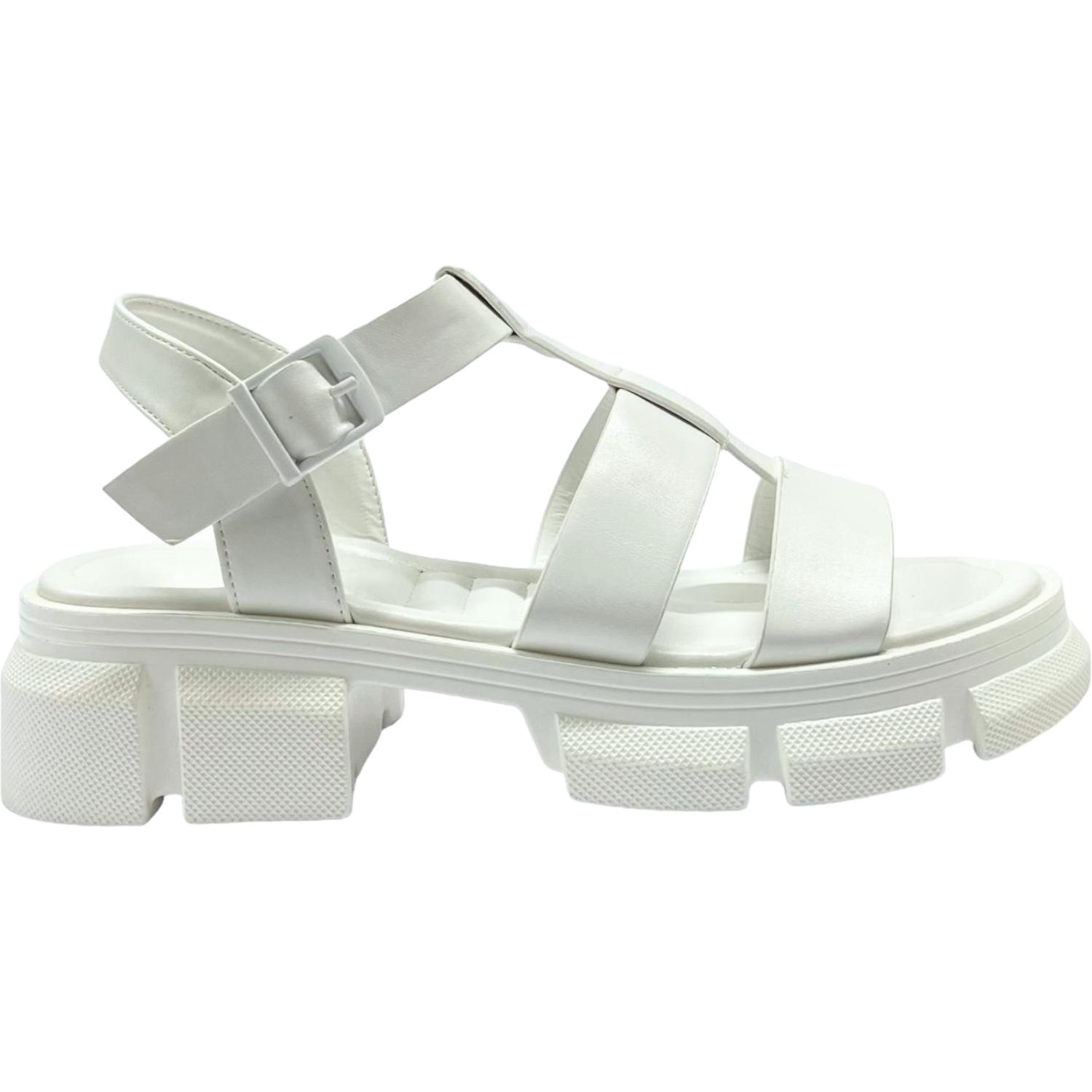 SANDALIAS MUJER DETOGNI BLANCO EDUARDA - 1
