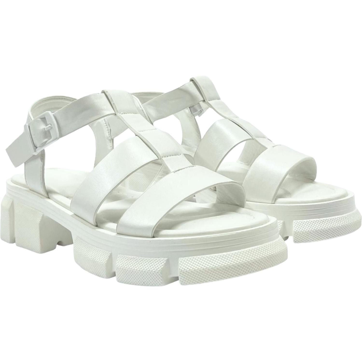 SANDALIAS MUJER DETOGNI BLANCO EDUARDA - 4