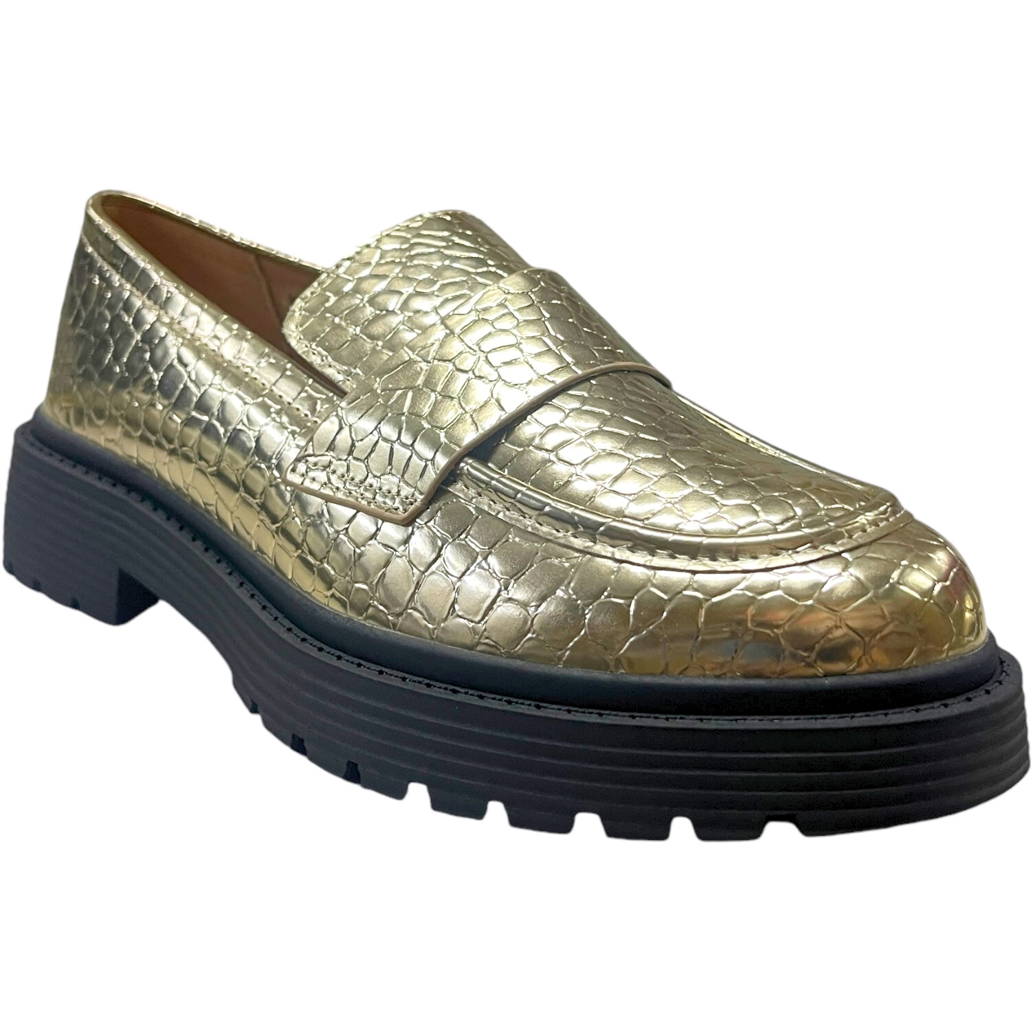 ZAPATO MUJER DORADO ROXANA DETOGNI - 2