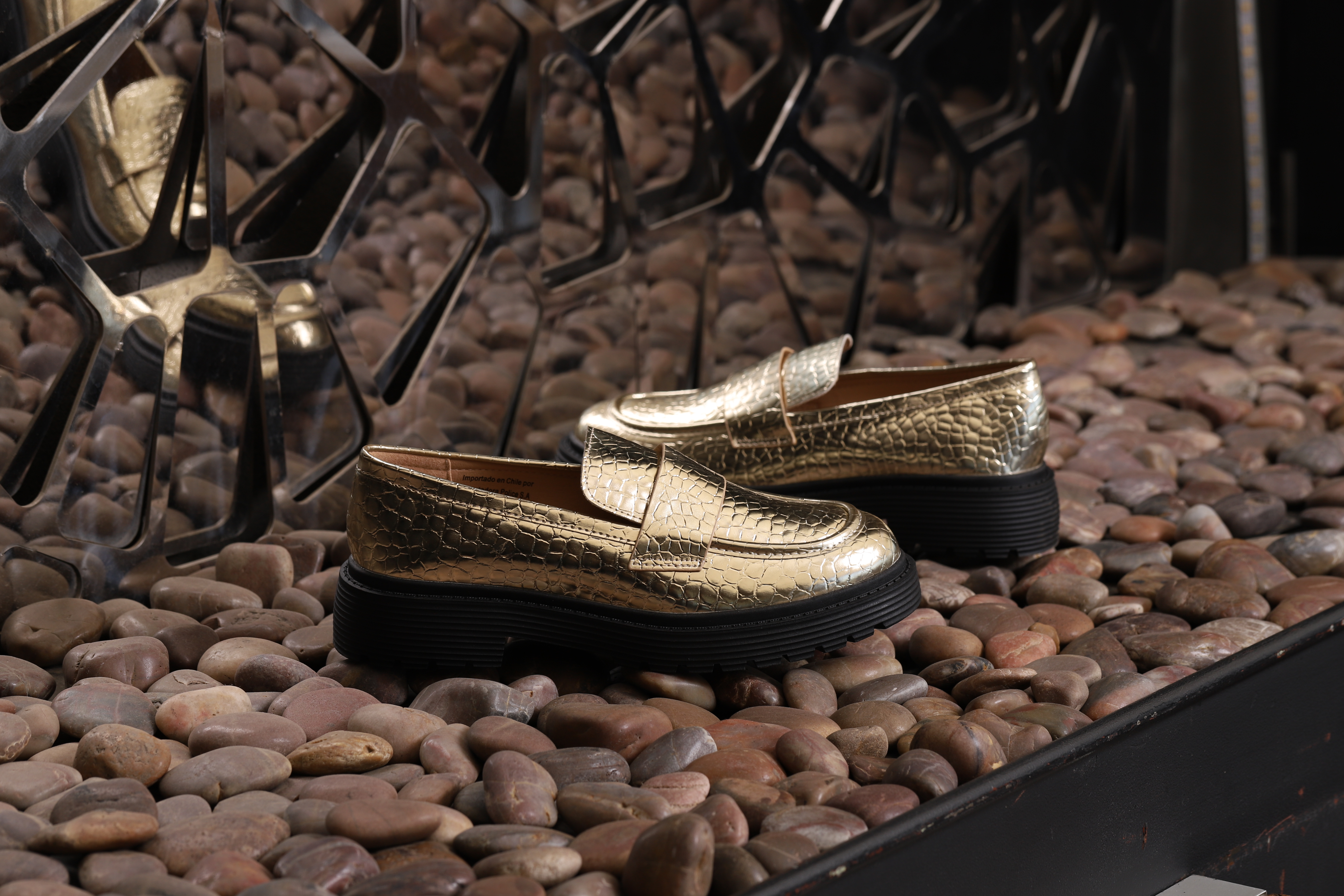ZAPATO MUJER DORADO ROXANA DETOGNI - 5
