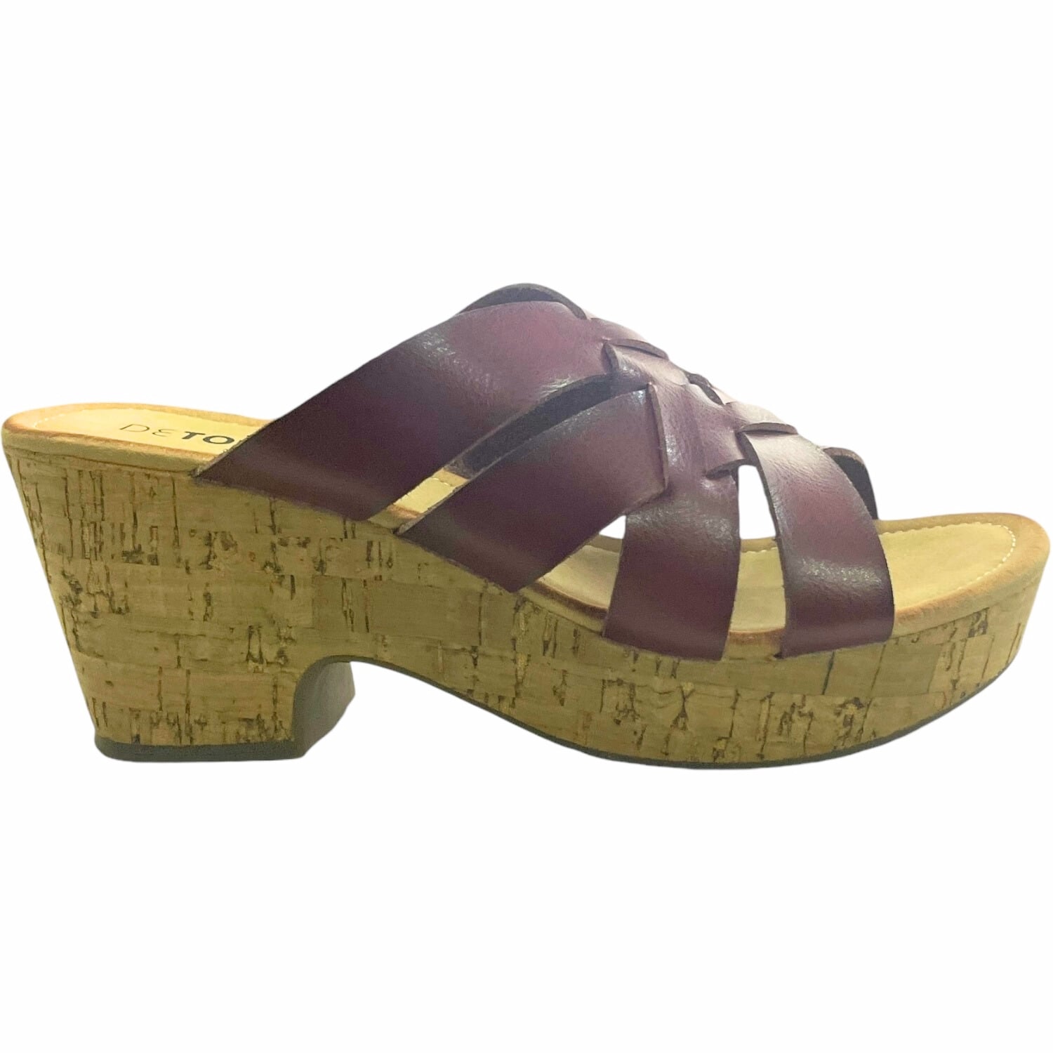 SANDALIA MUJER DETOGNI COGNAC BECKY - 1