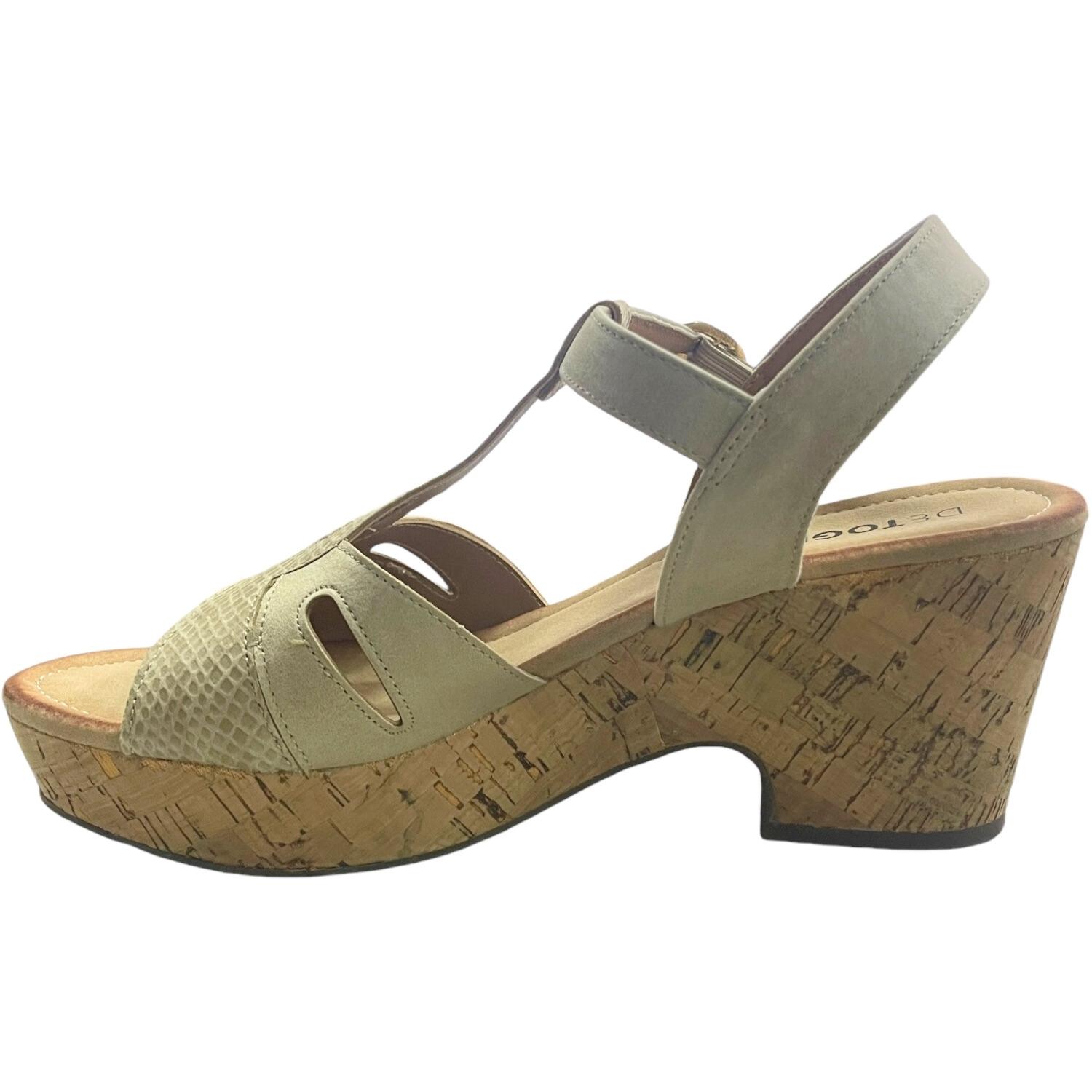 SANDALIA MUJER DETOGNI BEIGE BEGOÑA - 2