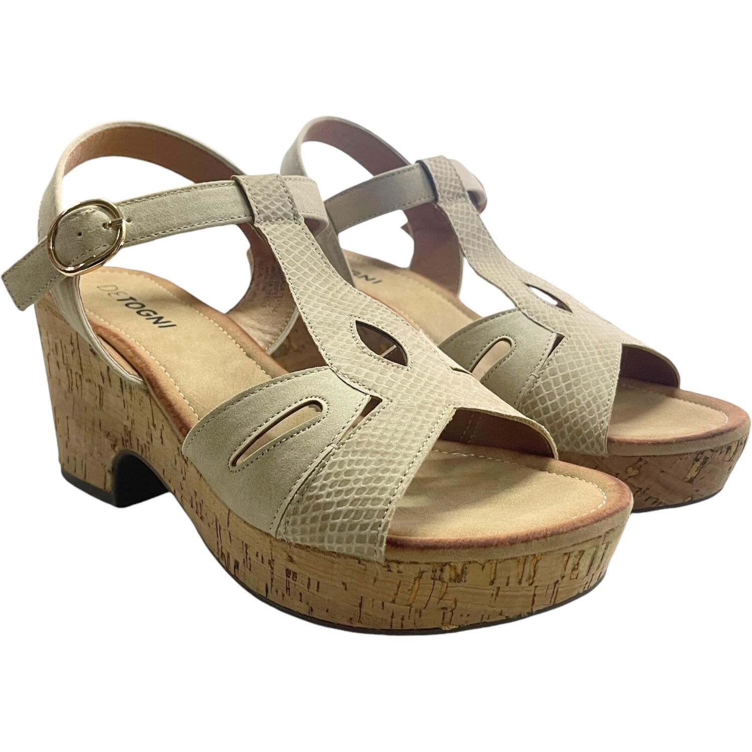SANDALIA MUJER DETOGNI BEIGE BEGOÑA - 4