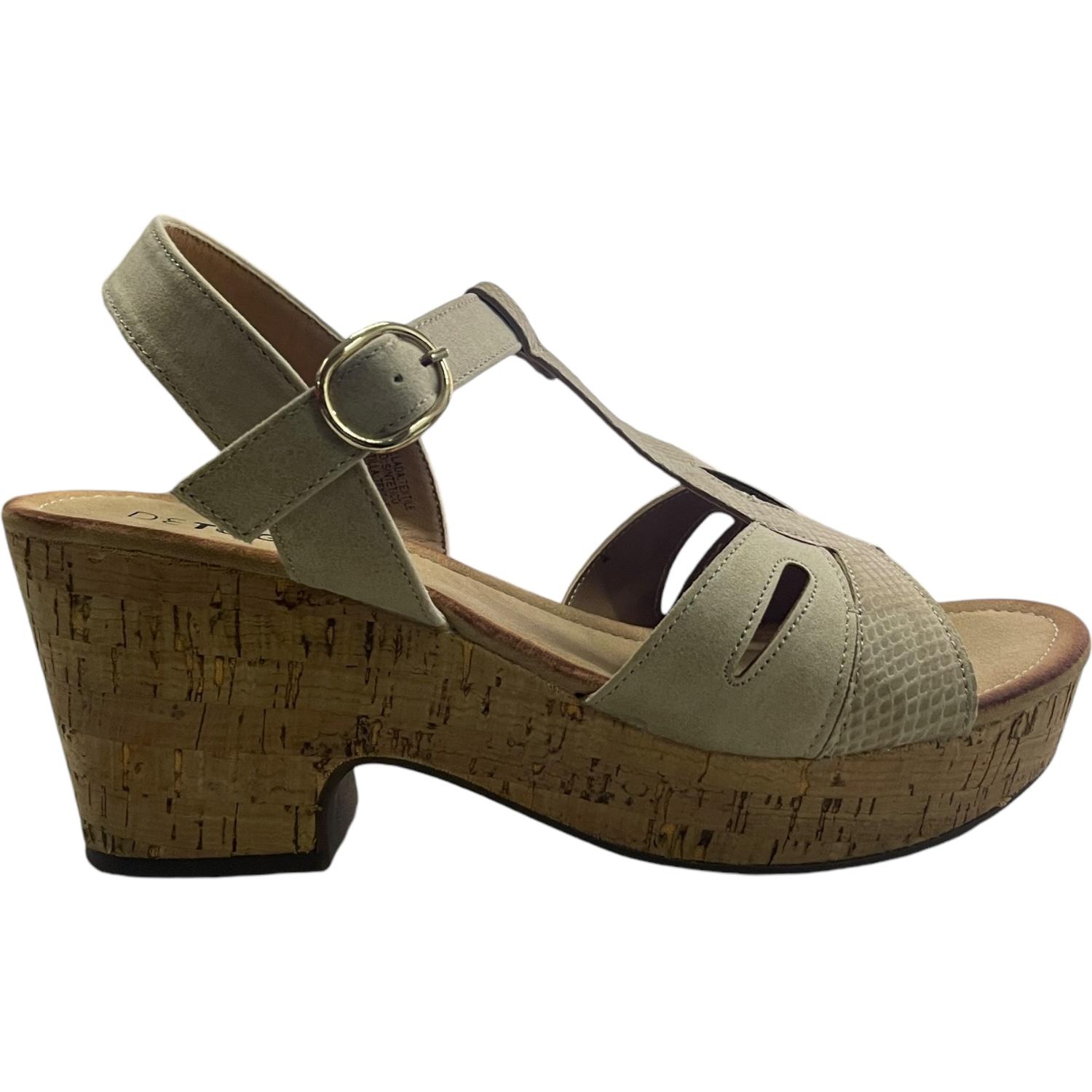 SANDALIA MUJER DETOGNI BEIGE BEGOÑA - 5