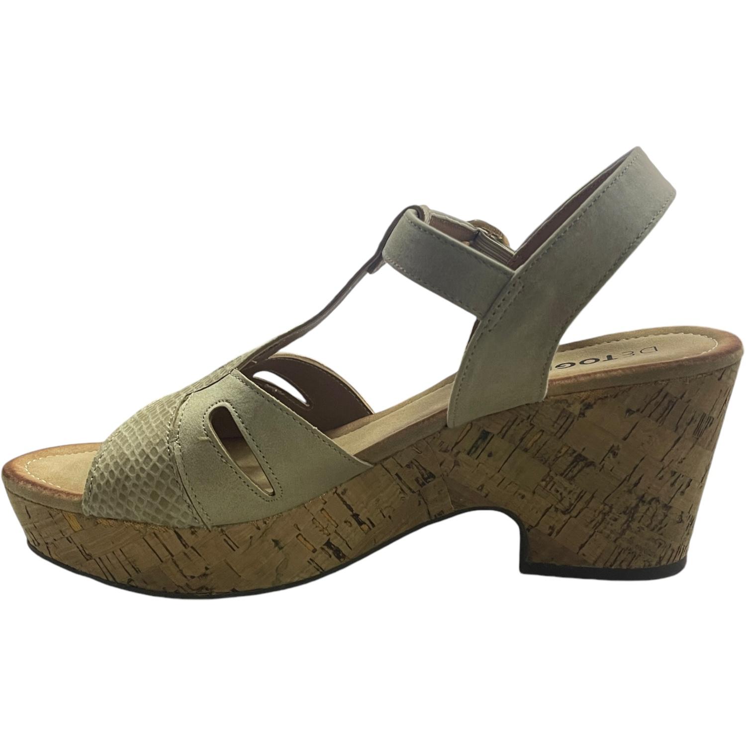 SANDALIA MUJER DETOGNI BEIGE BEGOÑA - 7