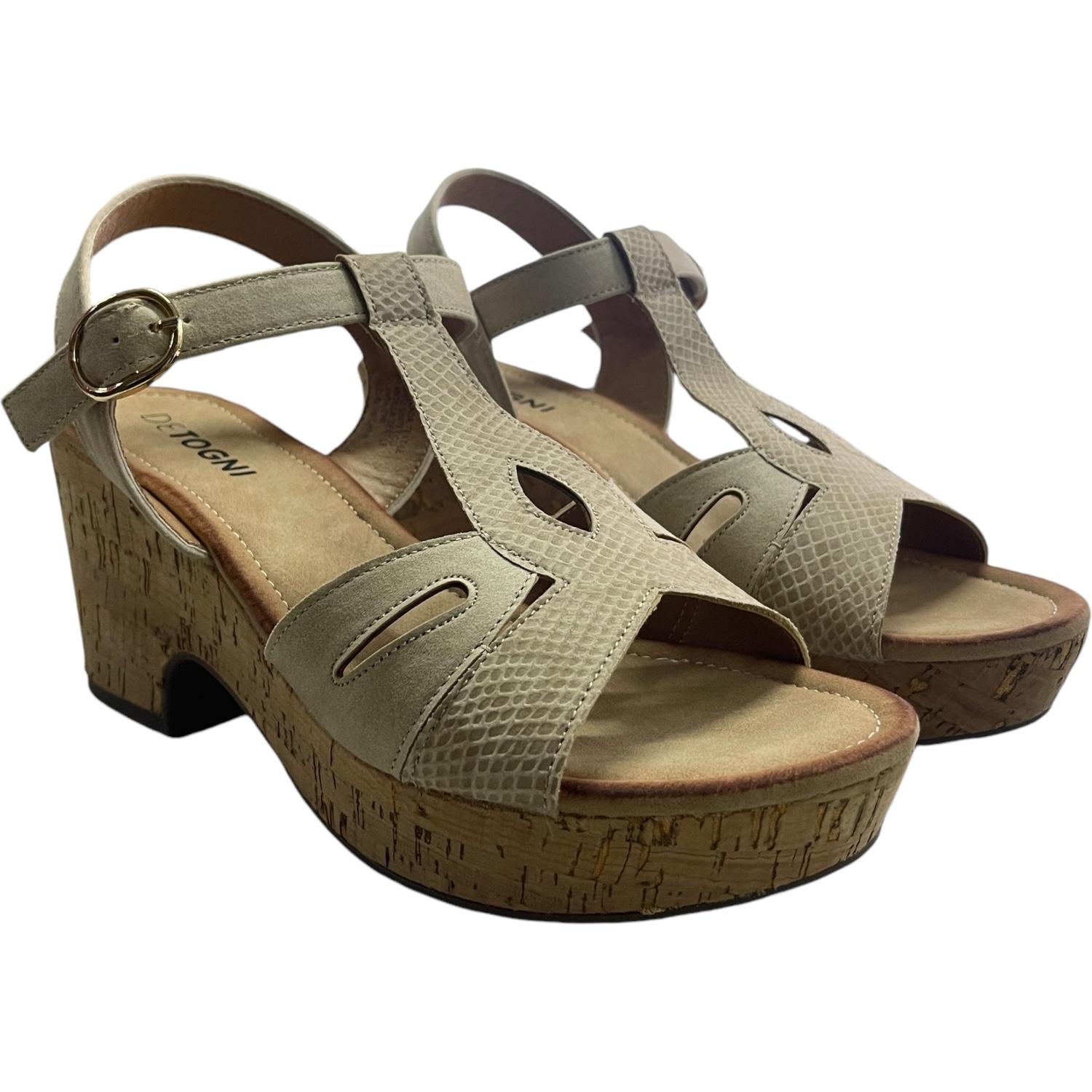 SANDALIA MUJER DETOGNI BEIGE BEGOÑA - 8