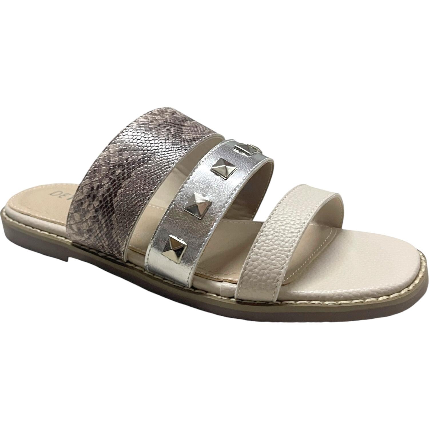 SANDALIA MUJER DETOGNI BEIGE JANINE - 2