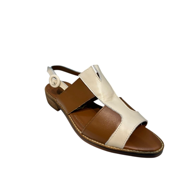 SANDALIA MUJER BEIGE  AMPARO DETOGNI - 2