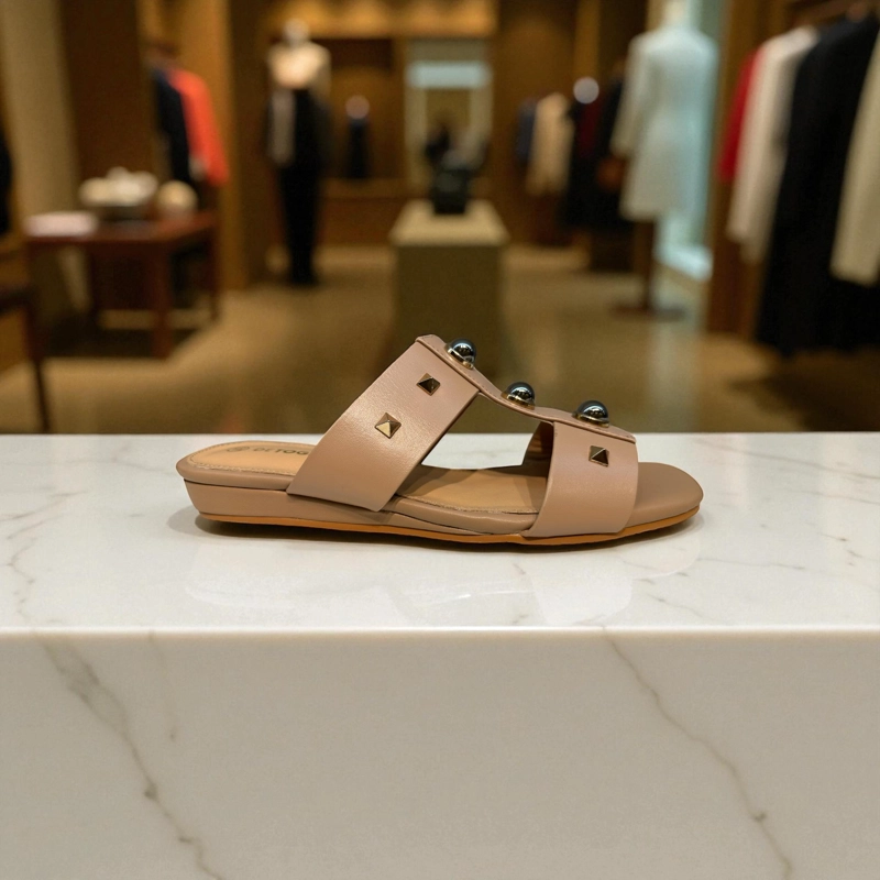 SANDALIA MUJER BEIGE  AMELIA DETOGNI 35