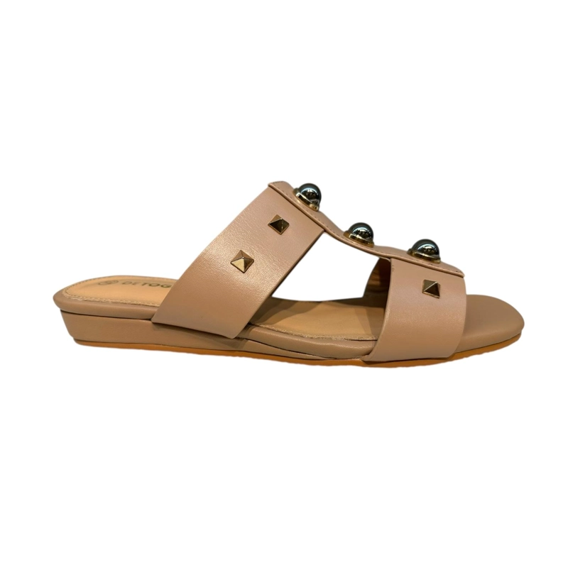 SANDALIA MUJER BEIGE  AMELIA DETOGNI - 2