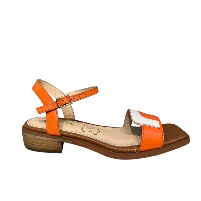 SANDALIA MUJER  NARANJA AURORA DETOGNI - 2