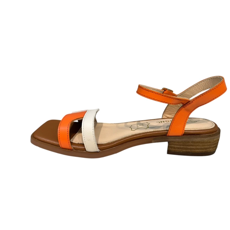 SANDALIA MUJER  NARANJA AURORA DETOGNI - 3