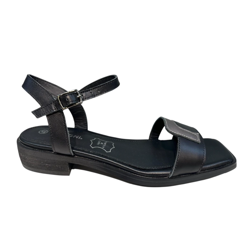 SANDALIA MUJER  NEGRO AURORA DETOGNI - 2