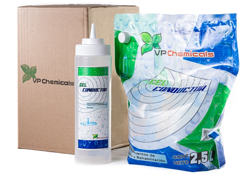 GEL CONDUCTOR CUERPO VP CHEMICALS 2,5L INCOLORO BOLSA + DISPENSADOR - 1