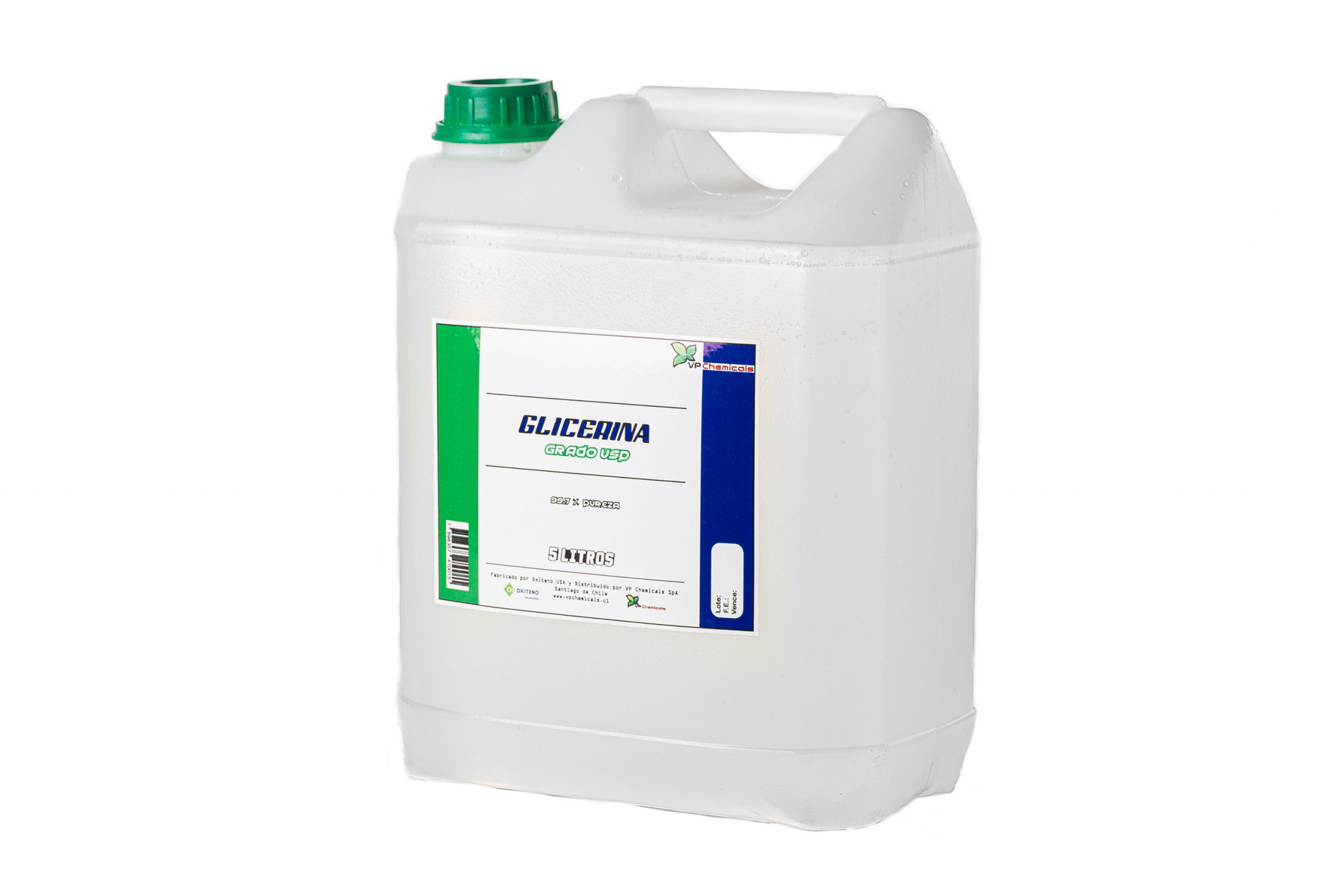 GLICERINA CUERPO VP CHEMICALS 5L VEGETAL GRADO USP - 1