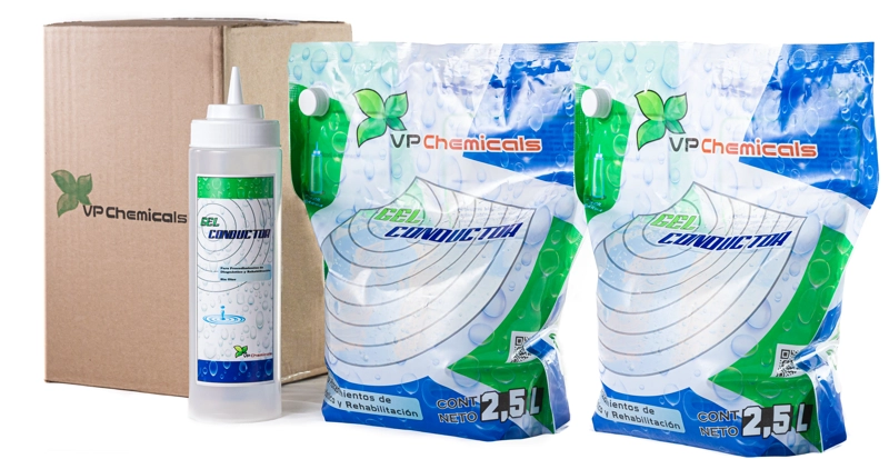 GEL CONDUCTOR CUERPO VP CHEMICALS 2,5L PACK 2 BOLSAS + DISPENSADOR - 1