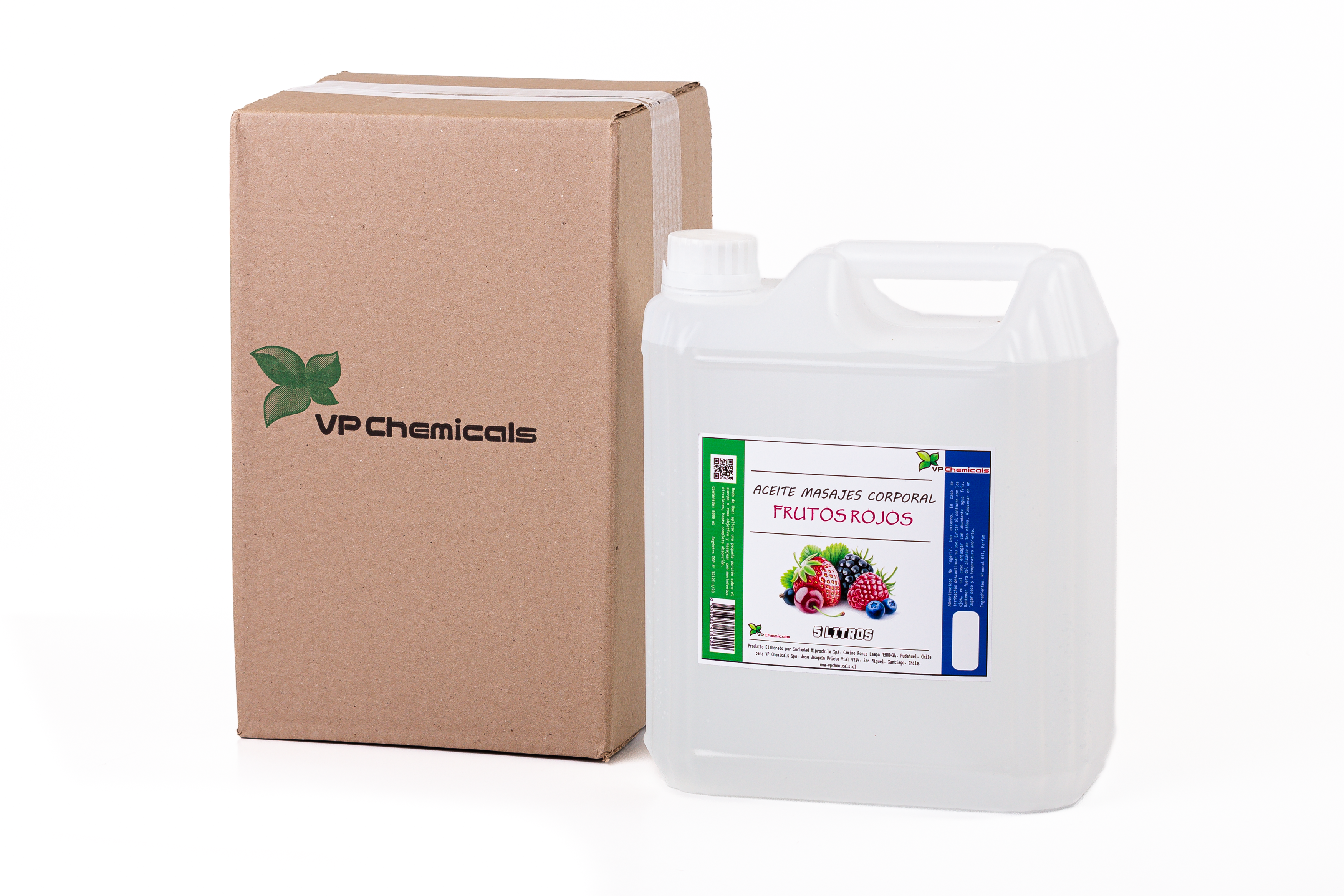 ACEITE DE MASAJES CUERPO VP CHEMICALS 5L FRUTOS ROJOS - BIDÓN - 2