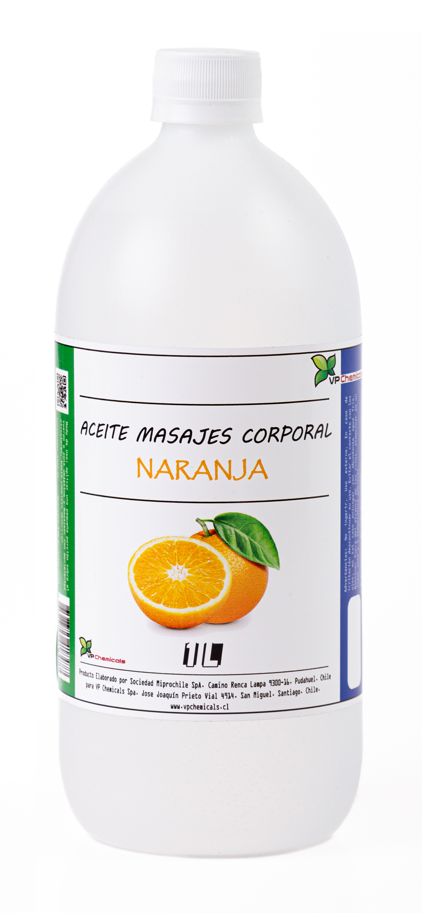 ACEITE DE MASAJES CUERPO VP CHEMICALS 1L NARANJA - 1