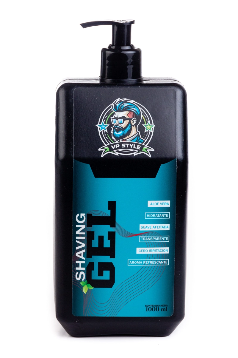 GEL DE AFEITAR PROFESIONAL - VP STYLE - PACK 6 UNIDADES 1 LT - 3