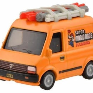 HOT WHEELS 2023 PREMIUM RETRO ENTERTAINMENT SUPER MARIO MOVIE PLUMBER VAN - 1