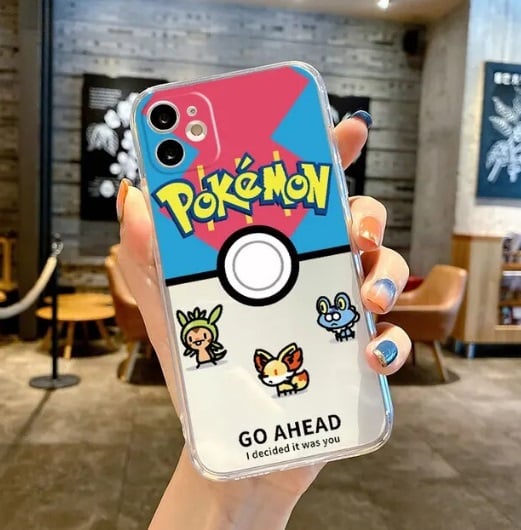 FUNDA SILICONA IPHONE 15 POKEMON CELESTE - 1