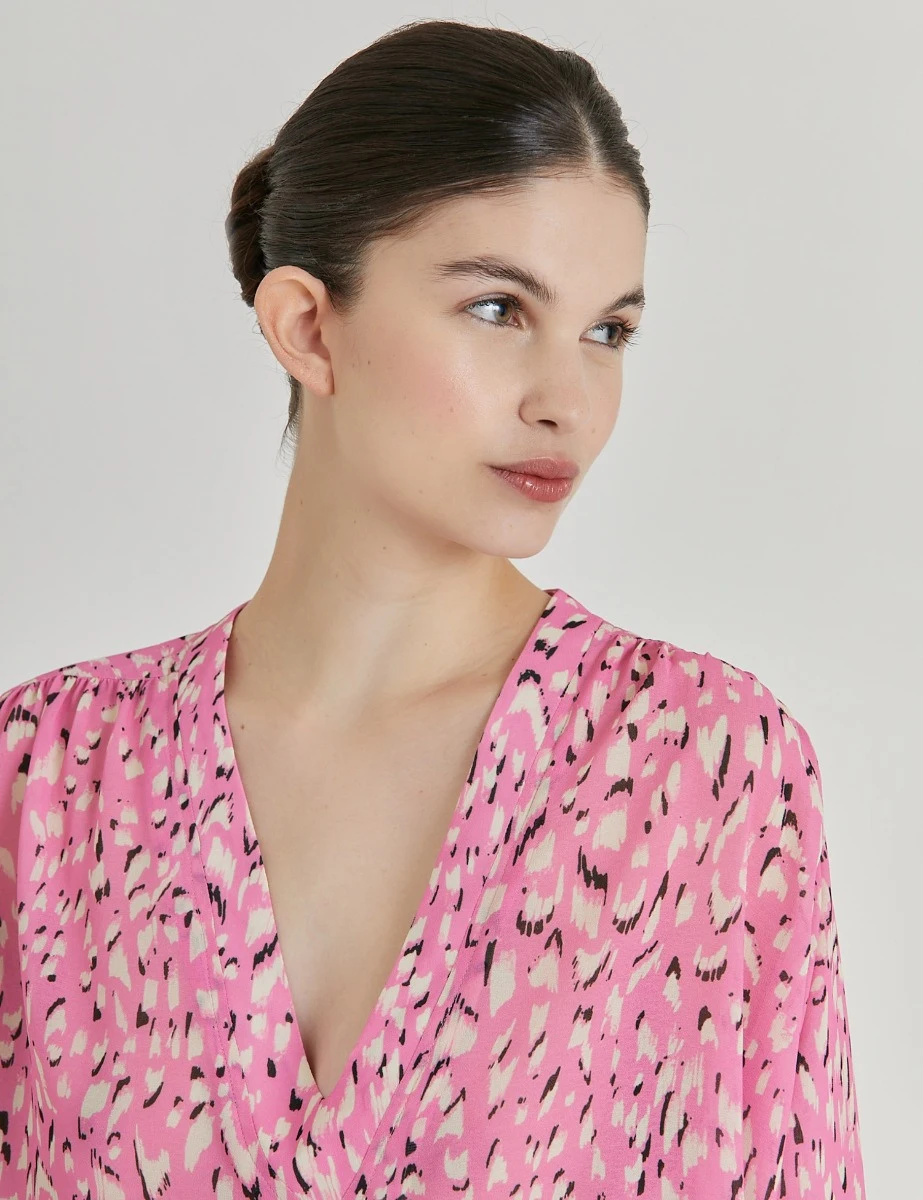 BLUSA BRUSH STAIN PINK KOSIUKO TALLA S - 2
