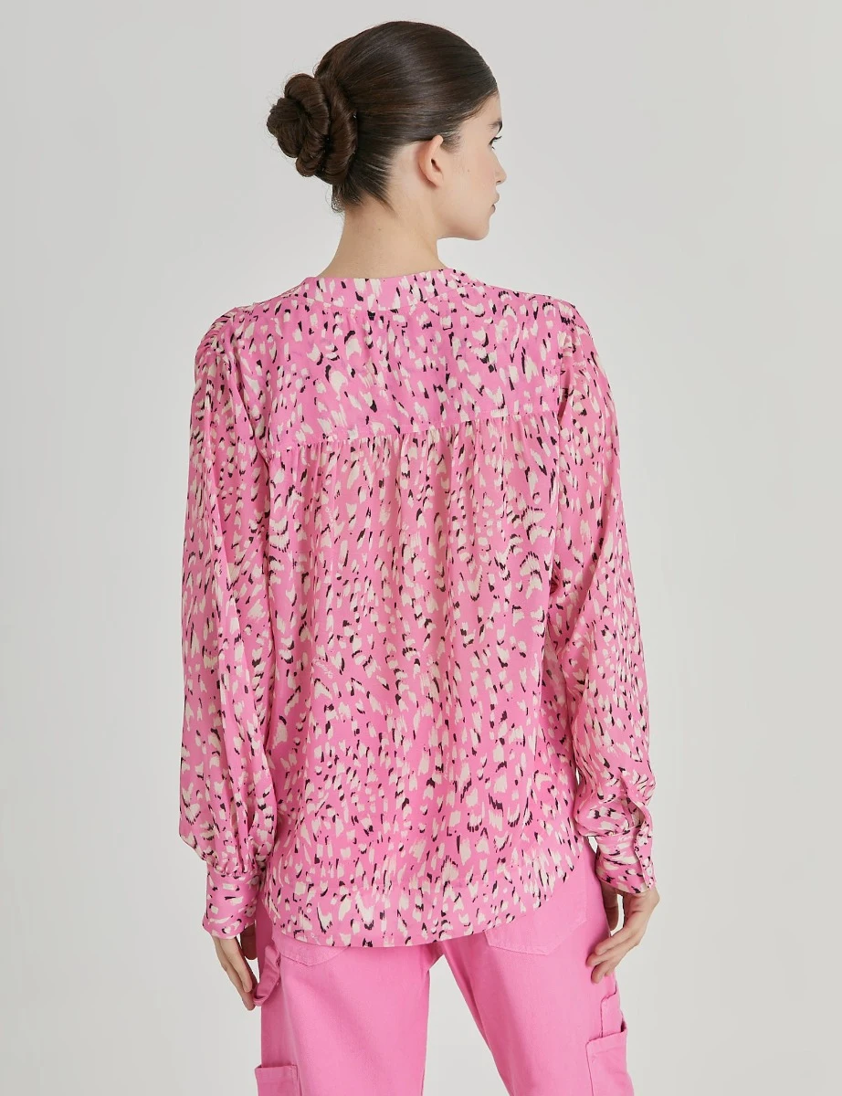 BLUSA BRUSH STAIN PINK KOSIUKO TALLA S - 4