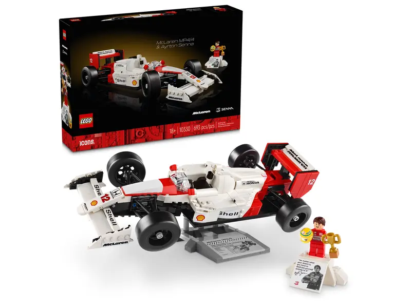 LEGO ICONS MCLAREN MP4/4 Y AYRTON SENNA 10330 - 693 PIEZAS - 1