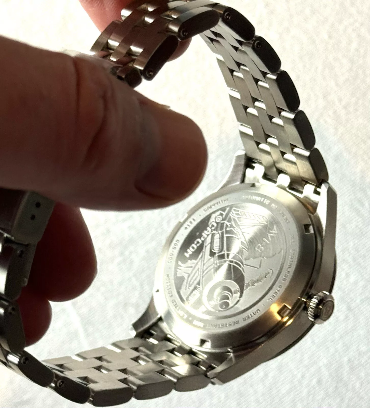 RELOJ DE PULSERA CAPCOM PILOTO AVI-8 X 1942 LIMITED EDITION AV-4121 - 3