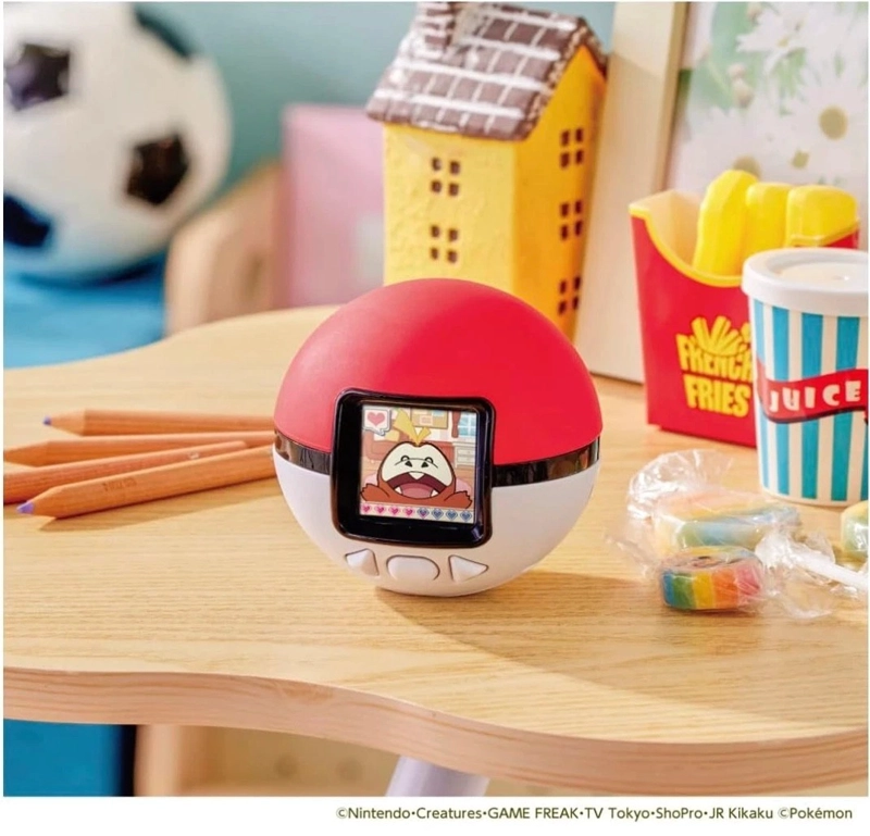 MASCOTA VIRTUAL POKE MON POKEBALL JAPAN WHITE POKE NADE - 3
