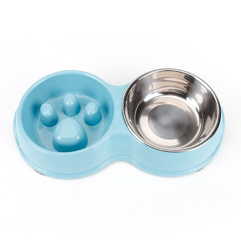 PLATO PERROS GATOS AGUA COMIDA ANTI-ANSIEDAD - 1