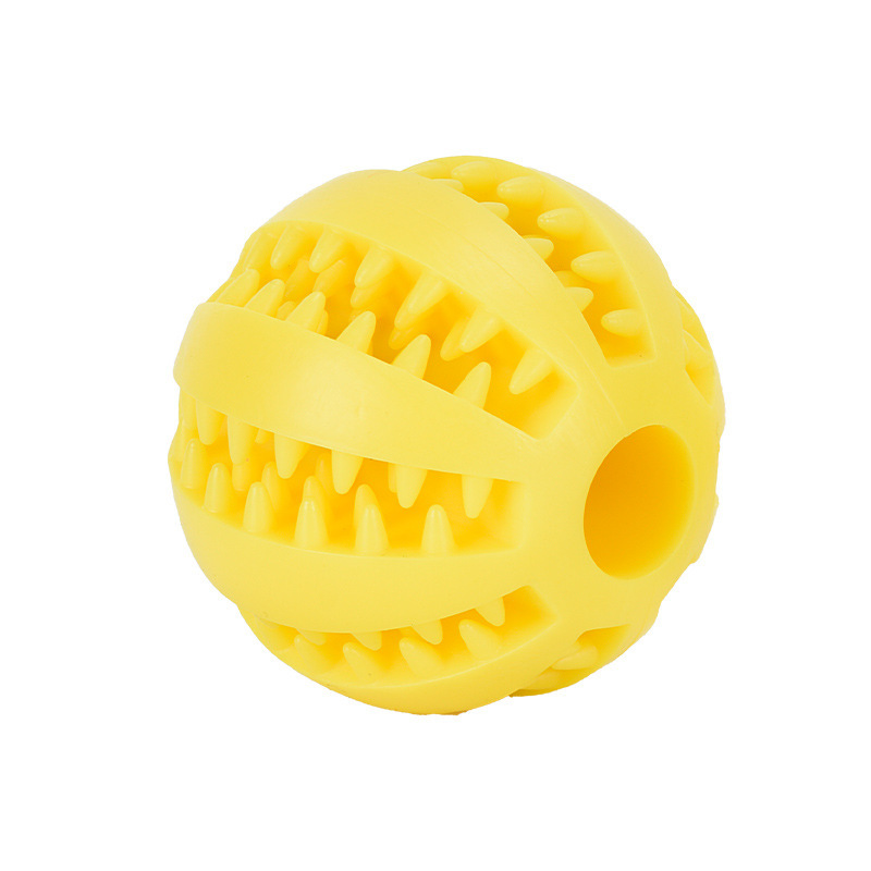PELOTA PERROS JUGUETE DENTAL MASCOTAS INTERACTIVA 7 CM - 6