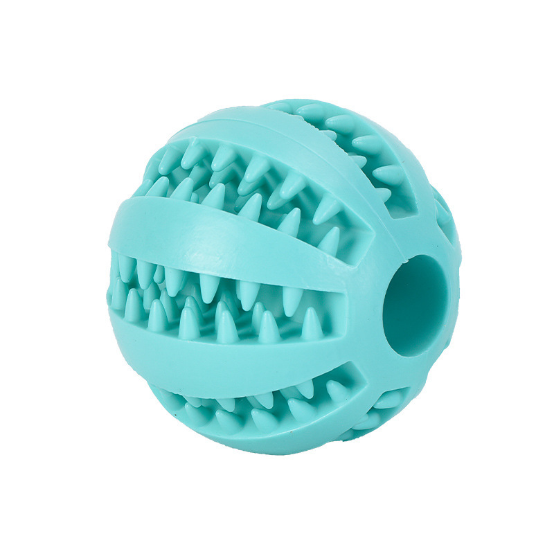PELOTA PERROS JUGUETE DENTAL MASCOTAS INTERACTIVA 7 CM - 9