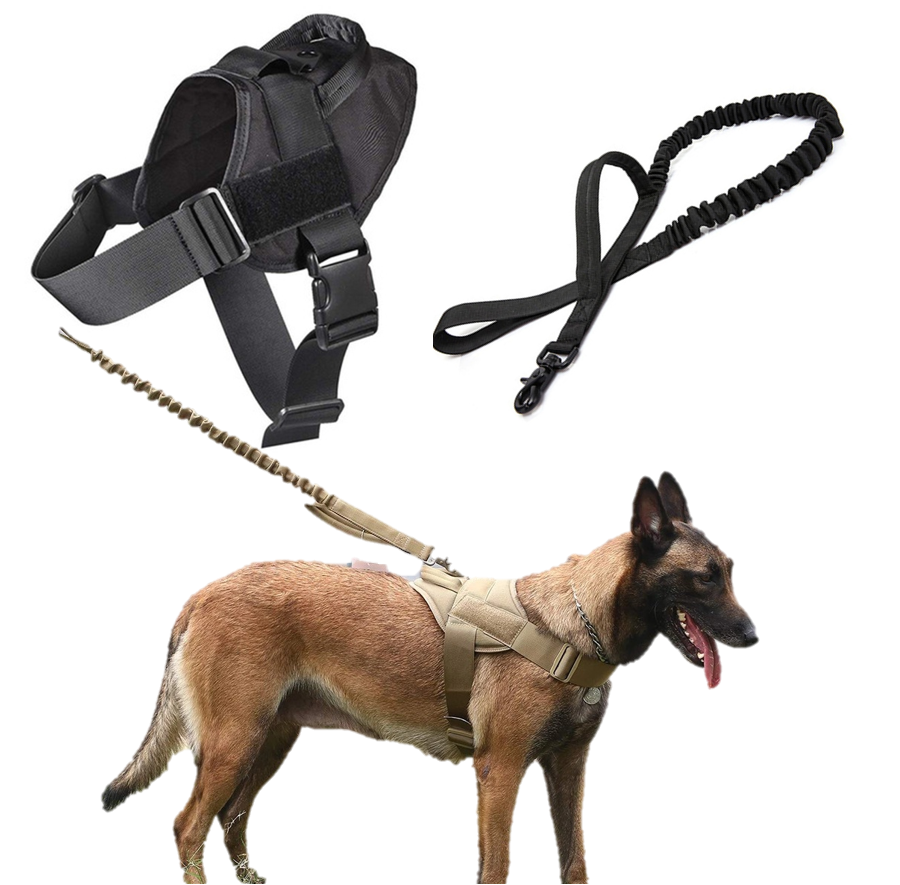 ARNÉS PERROS TACTICO LANZAMIENTO CUERDA TALLA L - 1