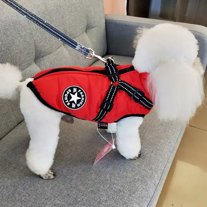 ROPA PARKA PERROS CHAQUETA IMPERMEABLE REFLECTANTE - 4