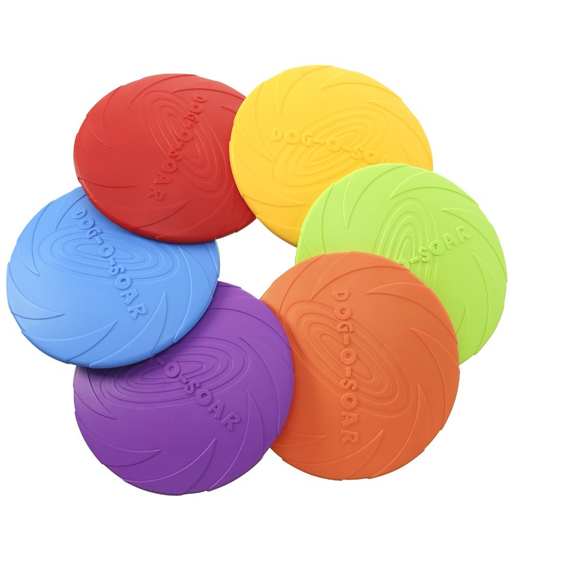 FRISBEE PERROS 18 CM MASCOTAS RESISTENTE - 1