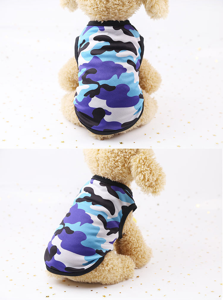 ROPA POLERA PERROS GATOS CAMUFLADO - 7