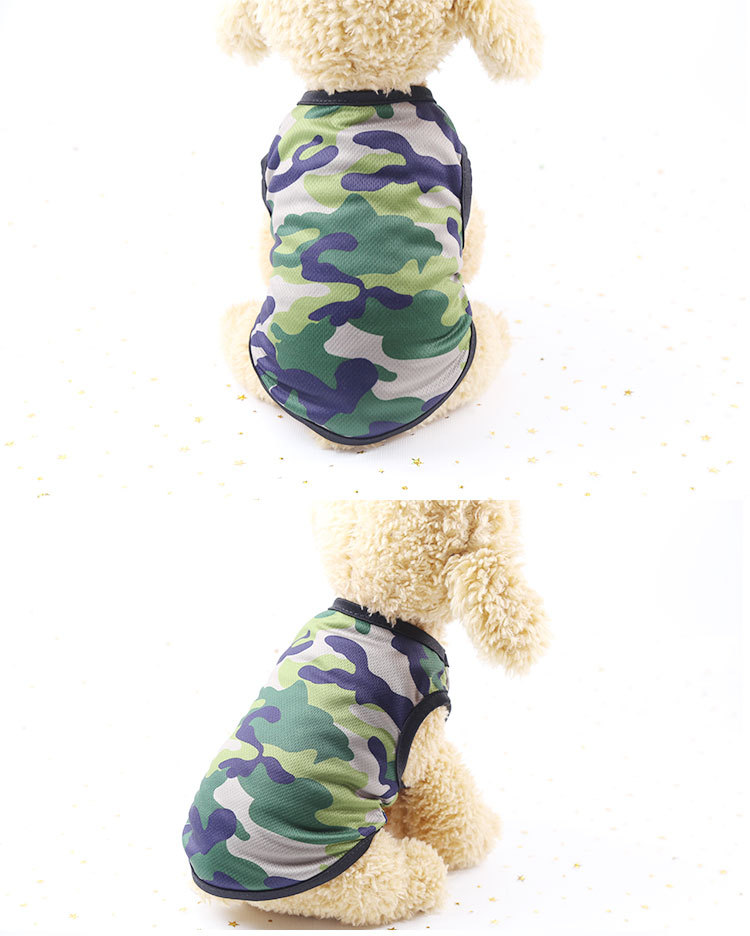 ROPA POLERA PERROS GATOS CAMUFLADO - 8