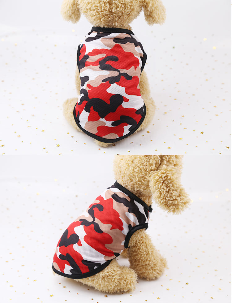 ROPA POLERA PERROS GATOS CAMUFLADO - 9