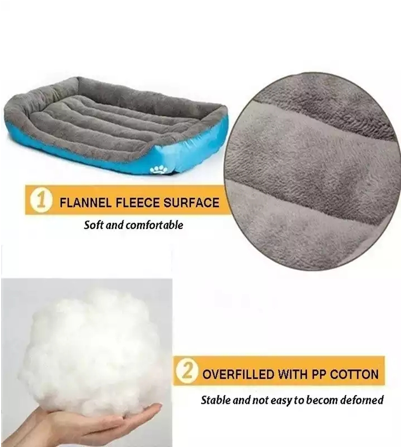CAMA PERROS Y GATOS ULTRASUAVE TALLA M 54 CM X 42 CM - 4