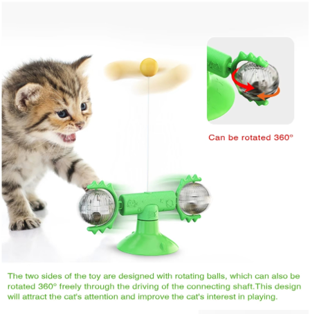 JUGUETE INTERACTIVO GATOS ANTIESTRES MOLINO VIENTO CAT TOYS - 6