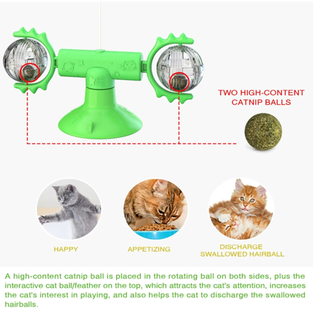 JUGUETE INTERACTIVO GATOS ANTIESTRES MOLINO VIENTO CAT TOYS - 8