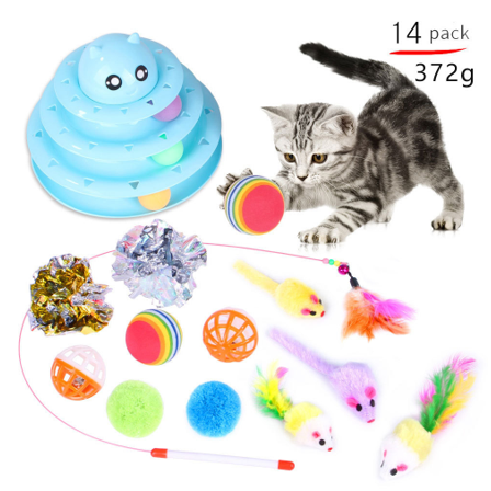 SET 14 JUGUETES GATOS RATON ANTI ESTRÉS BOLAS Y OTROS - 1