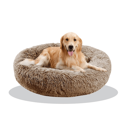 CAMA PERROS Y GATOS ANTIESTRÉS FELPA 60CM - 1