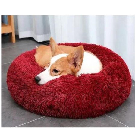 CAMA PERROS Y GATOS ANTIESTRÉS FELPA 80CM - 4